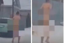 Голый мужчина бегал по Петропавловску: видео рассмешило Казнет