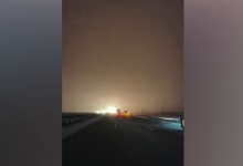 Внеплановый салют: фура с пиротехникой сгорела в Акмолинской области (видео)