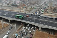 В Алматы открыли движение по развязке на Рыскулова-Емцова