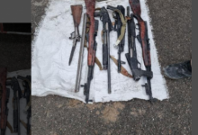 Недалеко от границы в Жамбылской области нашли тайник с оружием