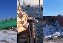 12 вагонов с пшеницей сошли с рельсов на участке Мойынты