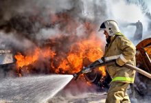 Шесть автомобилей "ГАЗель" сгорели в Щучинске