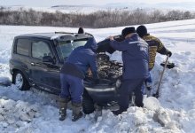 Двое мужчин попали в снежный плен в Талдыкоргане