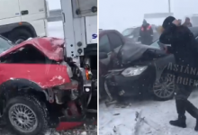 В Темиртау водитель грузовика спровоцировал массовое ДТП