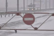 Автомобильную трассу "Тараз – Шымкент" закрыли из-за сильной метели