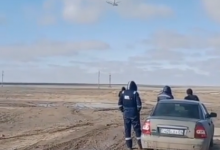 Для поиска водителя бензовоза в Атырауской области спасатели подняли в небо вертолет