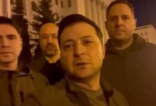 Зеленский записал видео о своем местонахождении