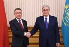 Касым-Жомарт Токаев принял вице-президента Турции Фуата Октая
