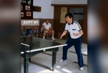 Опубликовано фото молодого Токаева на турнире по настольному теннису среди дипломатов