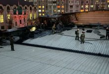 Пожарные в Алматы за полчаса потушили загоревшуюся кровлю кафе