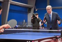 Президент Казахстана посетил Дворец школьников и теннисный центр в Алматы