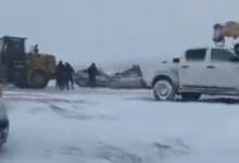 Четыре автомобиля столкнулись на трассе Актобе – Астрахань