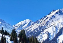 До 15 сантиметров снега выпало в горах Алматы