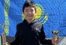 13-летний теннисист из Казахстана 20 недель лидирует в европейском рейтинге