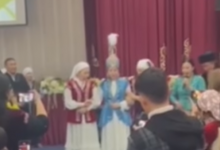 Настоящий "Қыз ұзату" провели в одной из столичных школ (ВИДЕО)