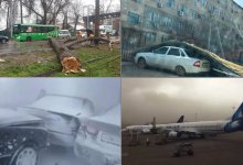 "Прилетела раковина в окно": неожиданные сюрпризы преподнес ураган казахстанцам