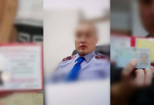 Мошенники, использовав удостоверение костанайского полицейского, занимались продажами