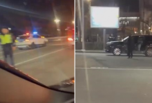 Стреляли в Lexus? Следственный эксперимент полицейских напугал алматинцев