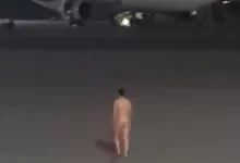 Парень бегал голышом по взлетно-посадочной полосе аэропорта Алматы