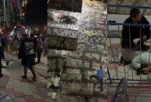 Сорвавшийся со скалодрома парень прошел на аттракцион без билета в Шымкенте