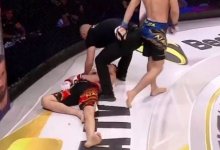 Казахстанские бойцы выступают на турнире MMA