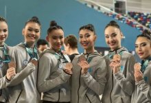 Бронза этапа Кубка мира – у казахстанских гимнасток