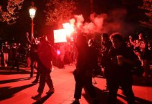 Протесты вспыхнули во Франции после победы Макрона