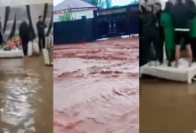 Сильный потоп в Кызыгурте застал гостей прямо в ресторане