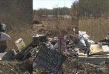 В пойме Иртыша мужчина устроил мусорный полигон