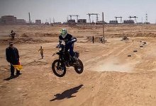 Мотокросс в честь открытия трека прошел в Актау