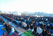 Ораза айт: праздничную молитву совершили в столичной мечети