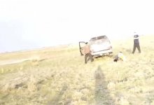 Талдыкорганец на авто догнал в степи работника фермы, сбил и едва не забил до смерти