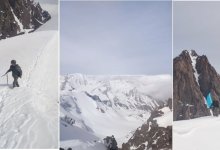 Военные альпинисты совершили восхождение на пик в Заилийском Алатау