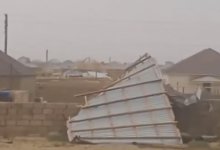 Шквальный ветер снес крышу и повредил газопровод в Мангистау