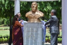 Укрепление духовного сотрудничества с Индией: бюст Абая установили в Нью-Дели
