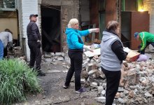 В девятиэтажке Усть-Каменогорска обвалилась кирпичная стена