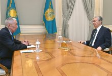 Касым-Жомарт Токаев встретился с ветераном органов внутренних дел
