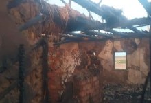 Жилой дом сгорел после удара молнии в Атырауской области