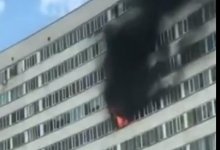 Балкон загорелся в одном из ЖК в Нур-Султане (ВИДЕО)