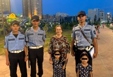 Гвардейцы нашли потерявшихся двойняшек в Нур-Султане