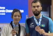 Серебро и бронзу завоевали таеквондисты Казахстана на чемпионате Азии