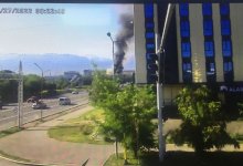 Кафе загорелось в Алматы: пожарные устранили угрозу взрыва