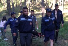 Женщину со сломанной ногой спасли в горах в Боровом