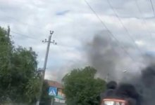 Горящий КамАЗ промчался по улицам Актобе