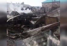 От крупного пожара на побережье озера Алаколь пострадали четыре зоны отдыха