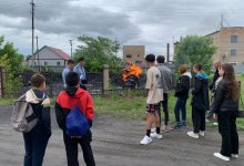 Чучело наркомании сожгли перед детьми полицейские в СКО