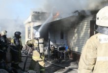 Мужчина скончался во время пожара в Костанае