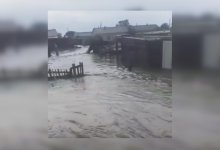 Сильный ливень затопил улицы и дома в Карагандинской области