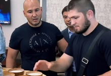 Хабиб Нурмагомедов прибыл в Актау (ВИДЕО)