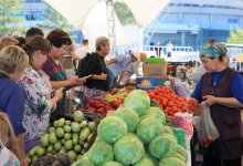 Еженедельная сельскохозяйственная ярмарка проходит в столице